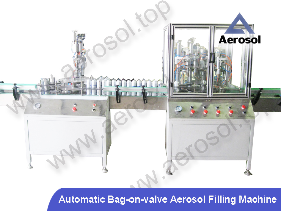  Automatic Bag-on-valve Aerosol Filling Machine 