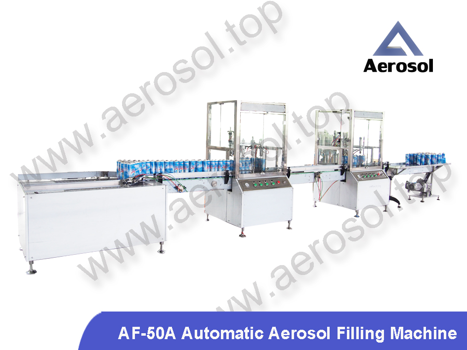 AF-50A  Automatic Aerosol Filling Machine