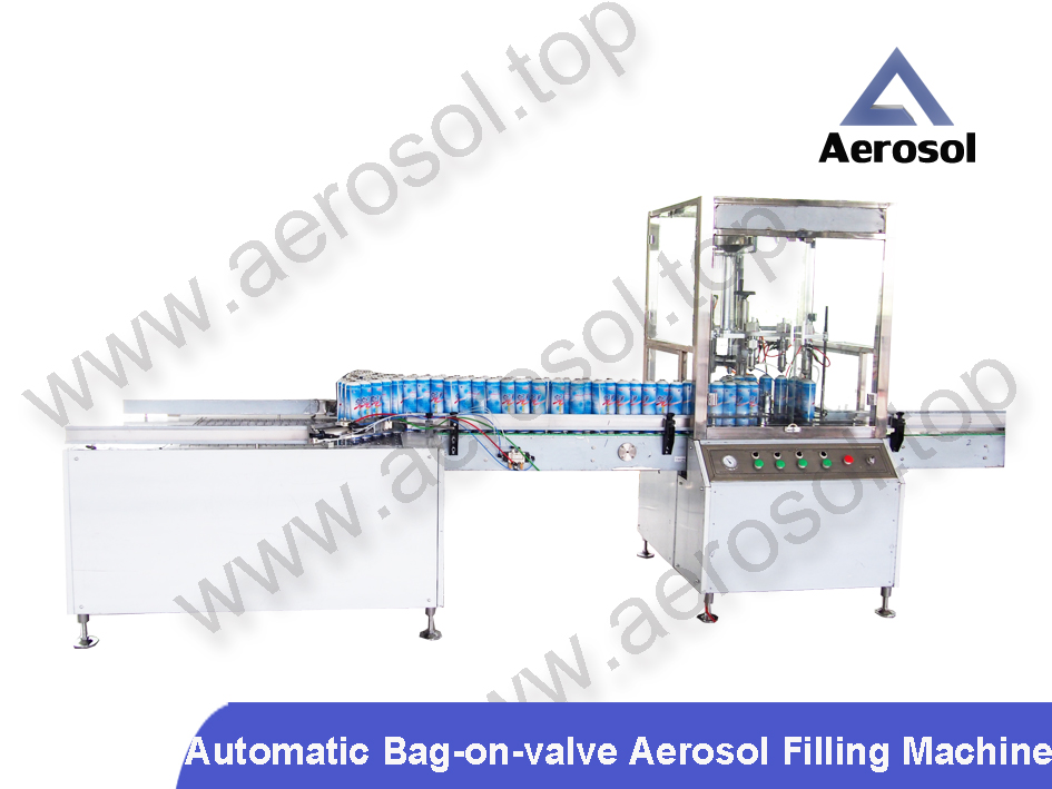 AB-2B Automatic Bag-on-valve Aerosol Filling Machine