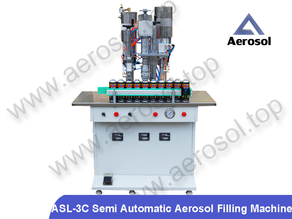 ASL-3C Semi Automatic Aerosol Filling Machine